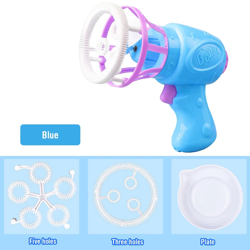 2-in-1 Dinosaur Bubble Gun – Electric Toy for Kids