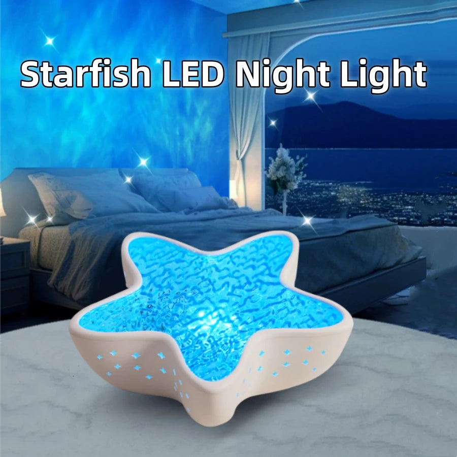 LED Starfish Lamp – Romantic Bedroom Decor