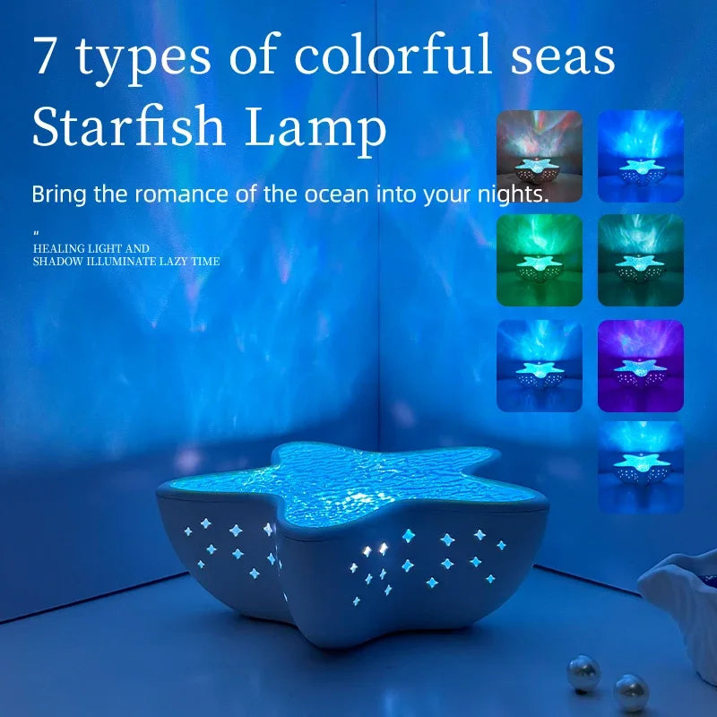 LED Starfish Lamp – Romantic Bedroom Decor